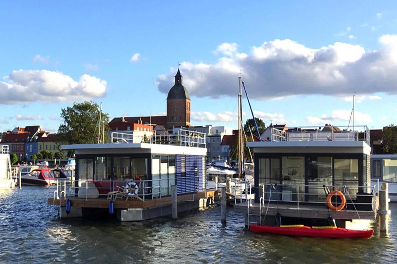 Hausboot Floating Houses Blue Active In Ribnitz-Damgarten Esterno foto